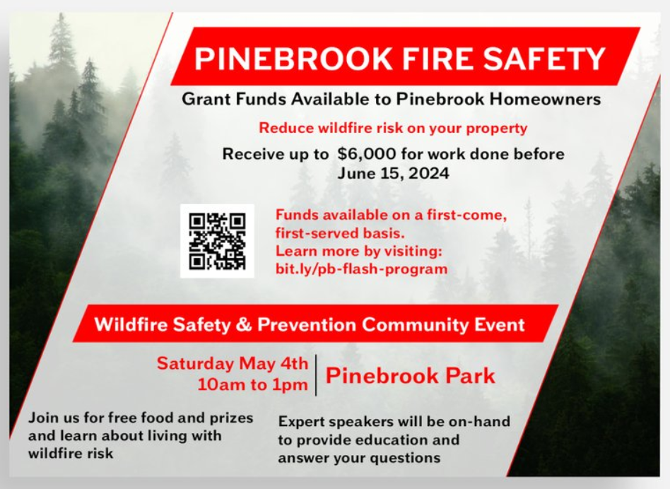Pinebrook Fire Safety Announcements