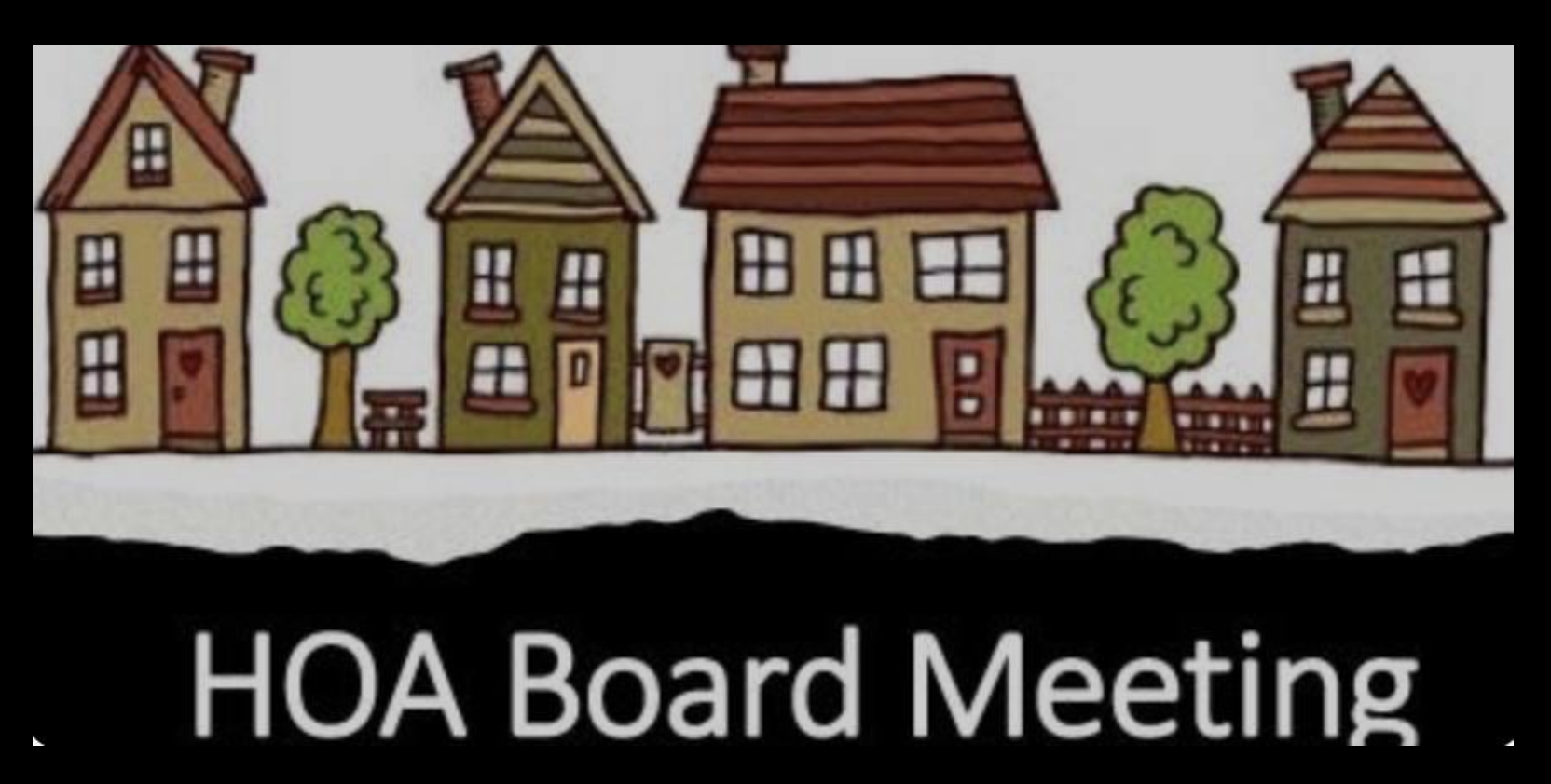 Pinebrook Homeowners Association Board Meeting Scheduled for April 8th at 6pm.